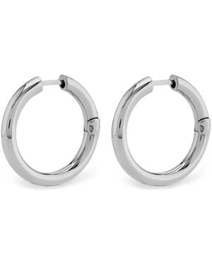 FEDERICA TOSI Eva Hoop Earrings - White
