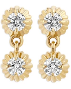 Lizzie Mandler 18Kt Gelbgoldohrringe Mit Diamanten - Mettallic