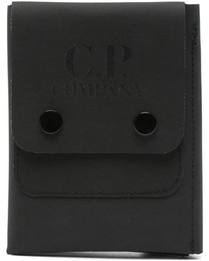 C.P. Company Logo-Print Wallet - Black