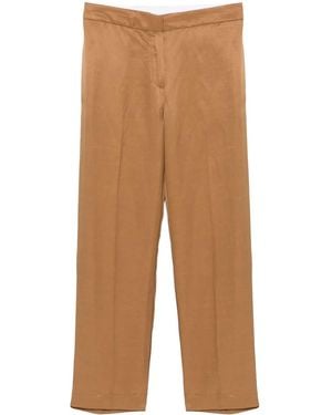 Kaos Broek Met Toelopende Pijpen - Naturel