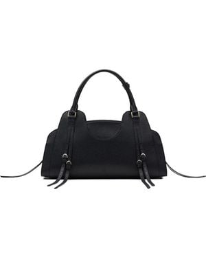 Francesco Biasia Maxi Corinne Top-Handle Zipped Tote Bag - Black