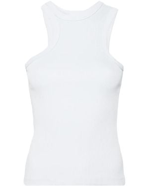 Axel Arigato Ribbed-Knit Tank Top - White