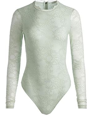 Alice + Olivia Body aus Spitze - Grün