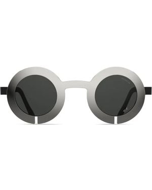 Blackfin Slot-R Round-Frame Sunglasses - Grey