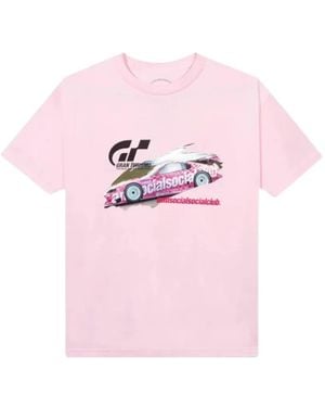 ANTI SOCIAL SOCIAL CLUB X Assc Gran Turismo T-Shirt Mit Print - Pink