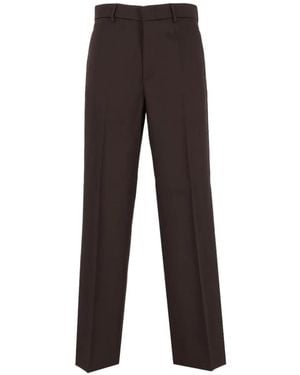 Barena Delfo Pressed-Crease Pants - Gray