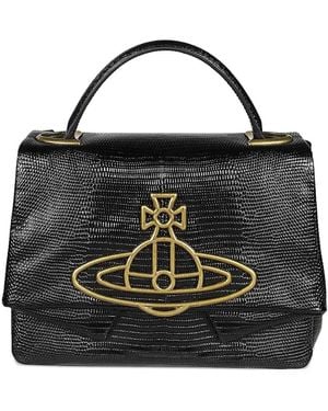 Vivienne Westwood Borsa Tote Con Decorazione - Nero