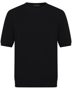 Slowear Short-Sleeve Jumper - Black