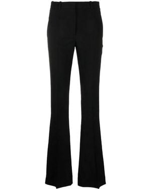 Versace Baroque-Jacquard Flared Pants - Black