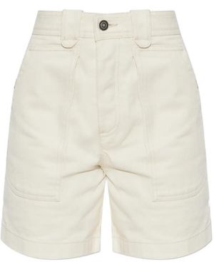 Isabel Marant Eveja Denim Shorts - White