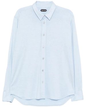 Tom Ford Buttoned Shirt - Blue