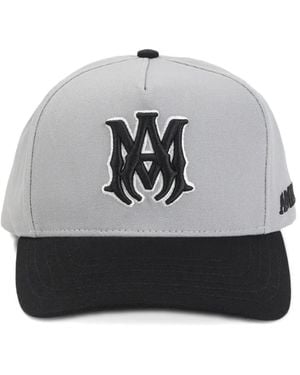 Amiri Logo-Embroidered Hat - Gray