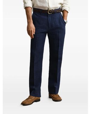 GANT Textured Pants - Blue