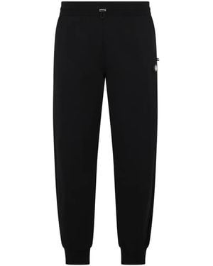 Billionaire Drawstring Logo Track Pants - Black