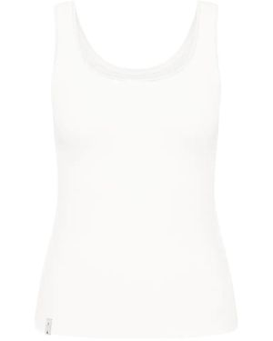 The Upside Del Rey Pointelle Tank Top - White