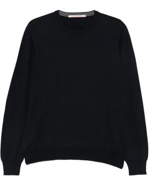 hindustrie Crew-Neck Wool Jumper - Black