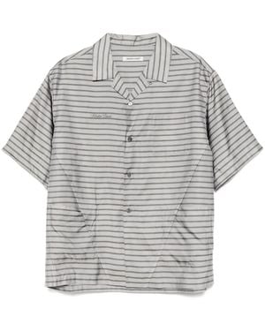Undercover Striped Shirt - Gray