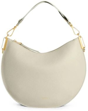 Coccinelle Sunup Grained-Leather Tote Bag - White