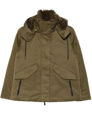 Save The Duck Hooded Coat - Green