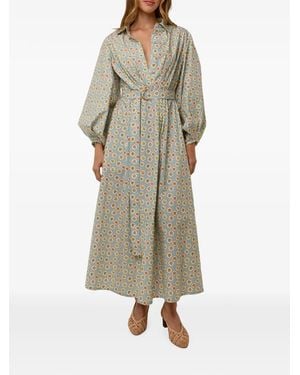 Palm Noosa Emily Belted Midi Dress - Natural