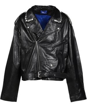 Marking Distance Big Baby Leather Jacket - Black