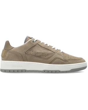 Bogner Los Angeles Perforated Panelled Trainers - Natural