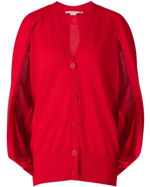 Stella McCartney カーディガン - レッド