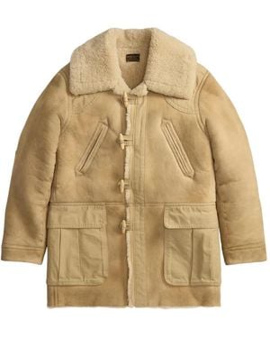 RRL Shearling Pocket Coat - Natural