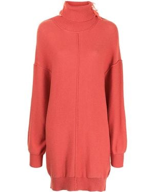 Y's Yohji Yamamoto Oversized Roll-Neck Jumper - Red