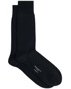 Hackett Calcetines A Lunares - Negro