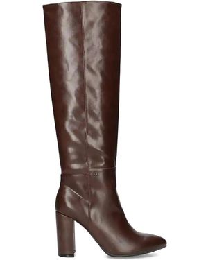 Mexx Block-Heel Knee-High Boots - Brown