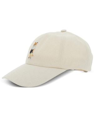 Maison Kitsuné Dressed Fox Baseball Cap - White