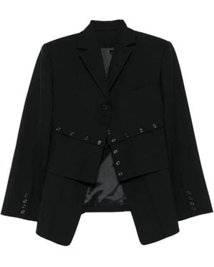 ROKH Blazer Con Bottoni - Nero