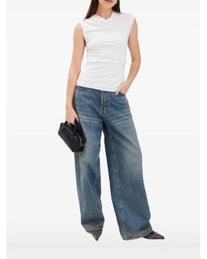 Jonathan Simkhai Casmi Sleeveless Top - Blue