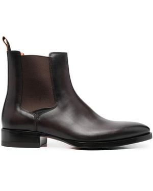 Santoni Stivaletti Eugene Chelsea - Nero