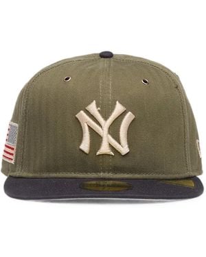 KTZ 59Fifty Mlb Herringbone Baseball Cap - Green