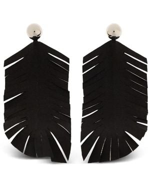 Marni Orecchini Feathers - Nero