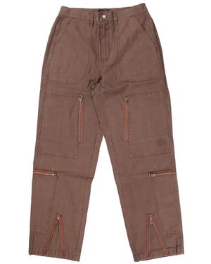 Stussy Nyco Tapered Trousers - ブラウン
