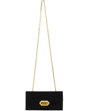Lanvin Chain Detail Clutch Bag - White