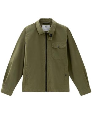 Woolrich シャツジャケット - グリーン