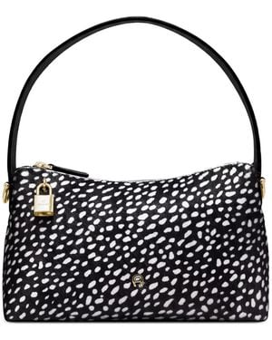 Aigner Small Delia Puntina Shoulder Bag - Black