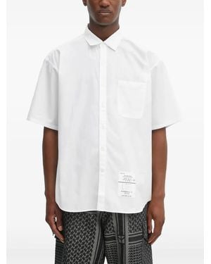 Neighborhood Pocket Label Shirt - White