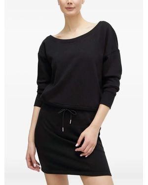 DKNY Drawstring Mini Dress - Black