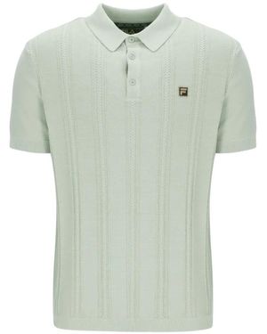 Fila Barns Cotton Polo Shirt - Green