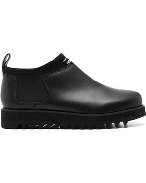 Comme des Garçons Logo-Print Boots - Black