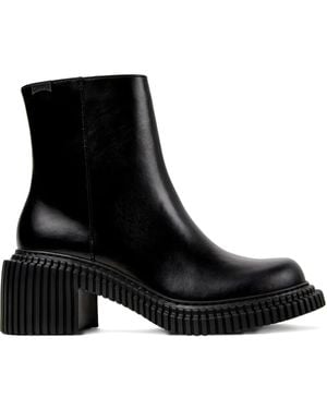 Camper 70Mm Pix London Ridged-Sole Boots - Black