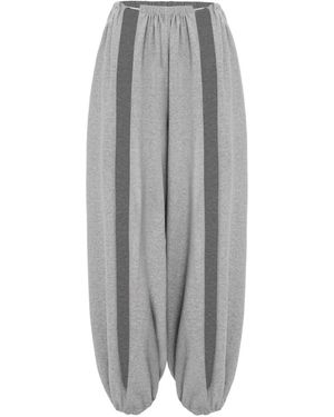 SEEN USERS Fontana Side-Stripe Track Trousers - Grey