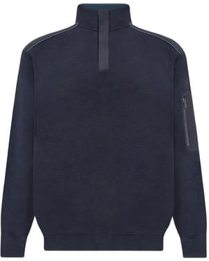 Paul & Shark Typhoon Platinum Half-Zip Sweatshirt - Blue
