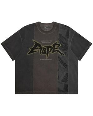 Aape By A Bathing Ape T-Shirt À Imprimé Patchwork - Black