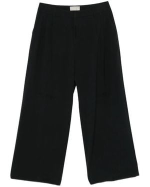 THESTROY Pantaloni Con Pieghe - Nero